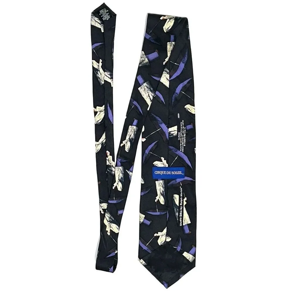 Cirque Du Soleil 100% Silk Tie Surrealist